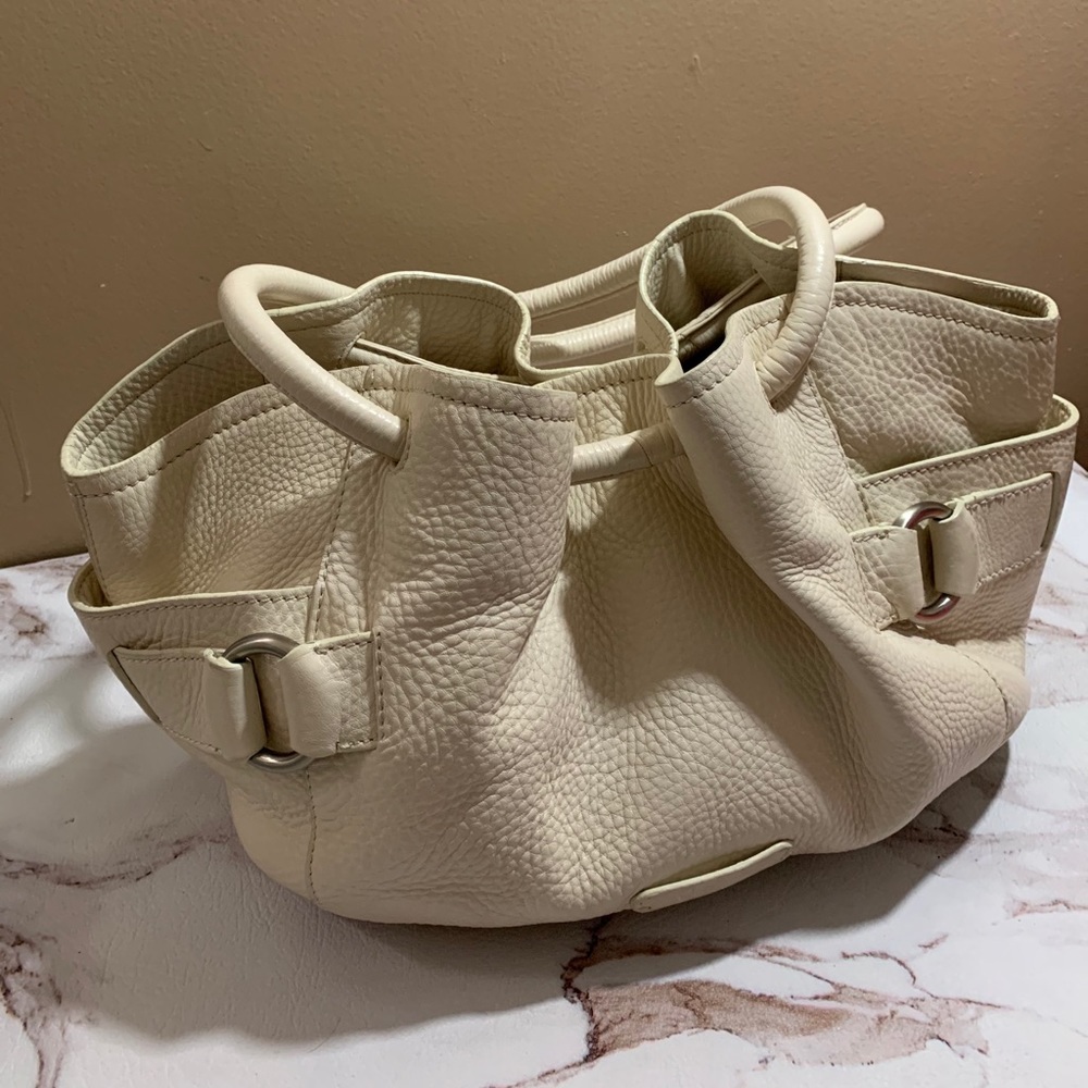 Cole Haan Womens Leather Shoulder Handbag Satchel
